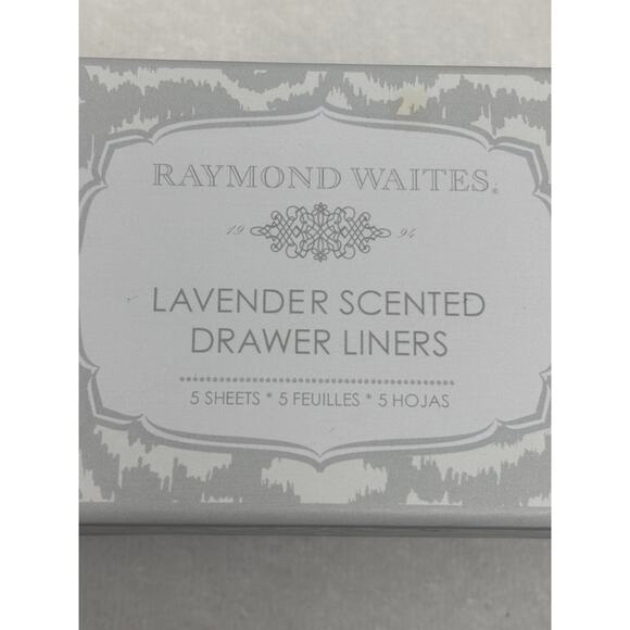 Lavender Scented Drawer Liner Damask Dresser Shelf 6.5" X 23" 3 Boxes /15 Sheets - Picture 4 of 6